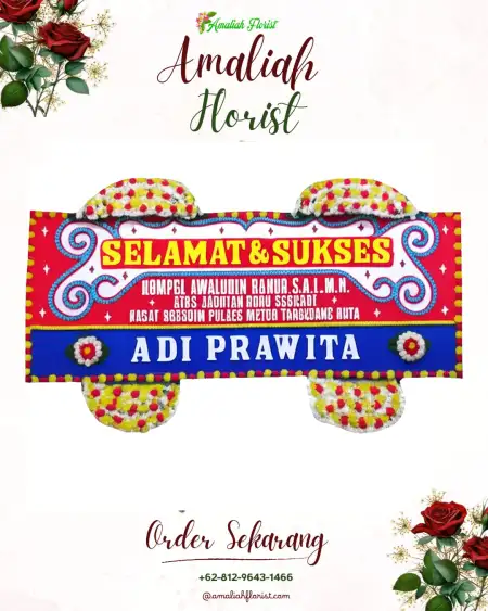 Papan Bunga Ucapan Selamat Sajingan Besar